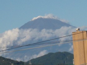 我が家から見える富士山